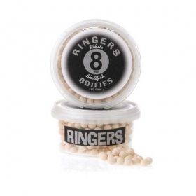 RINGERS WHITE SHELLFISH BOILIES - 8mm