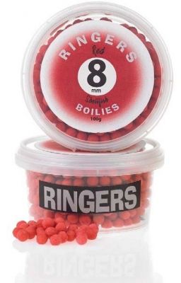 RINGERS RED SHELLFISH BOILIES - 8mm