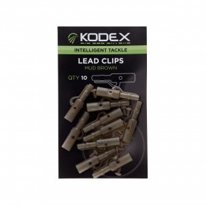 Клипсове за олово KODEX Lead Clips - 10 бр в опаковка