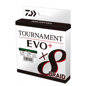 Daiwa TOURNAMENT X8 BRAID EVO+ dark green 270m