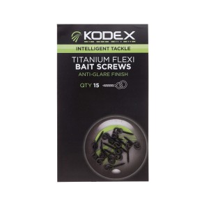 KODEX Titanium Flexi Bait Screws (15pc pkt)