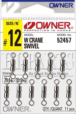 OWNER W Crane Double Swivel size 18/20/22