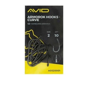 Carp Fishing AVID ARMOROK HOOKS CHOD - No4 / 10pcs
