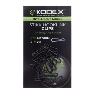 Kodex Stikk-Hooklink Clip Medium 20pcs